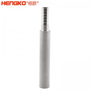 廠家批量生產不銹鋼粉末燒結曝氣頭擴散器 孔隙率高流通速度快，用于臭氧發生器